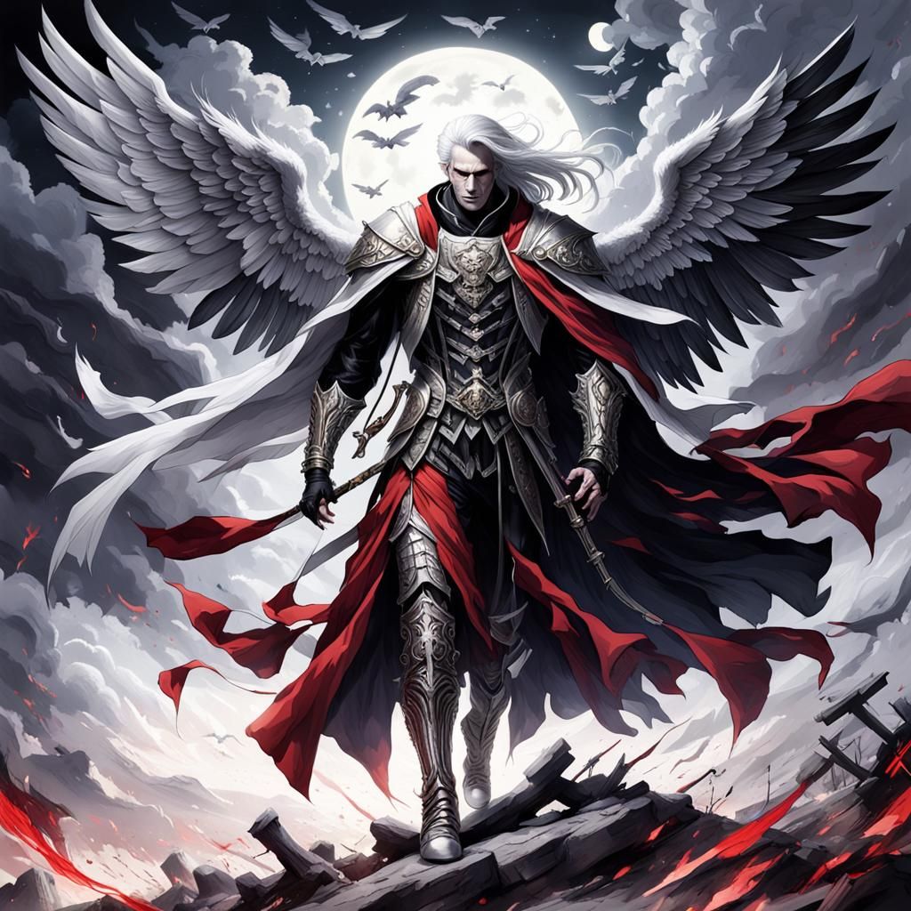 Silver Angel of Death Descends to Battlefield