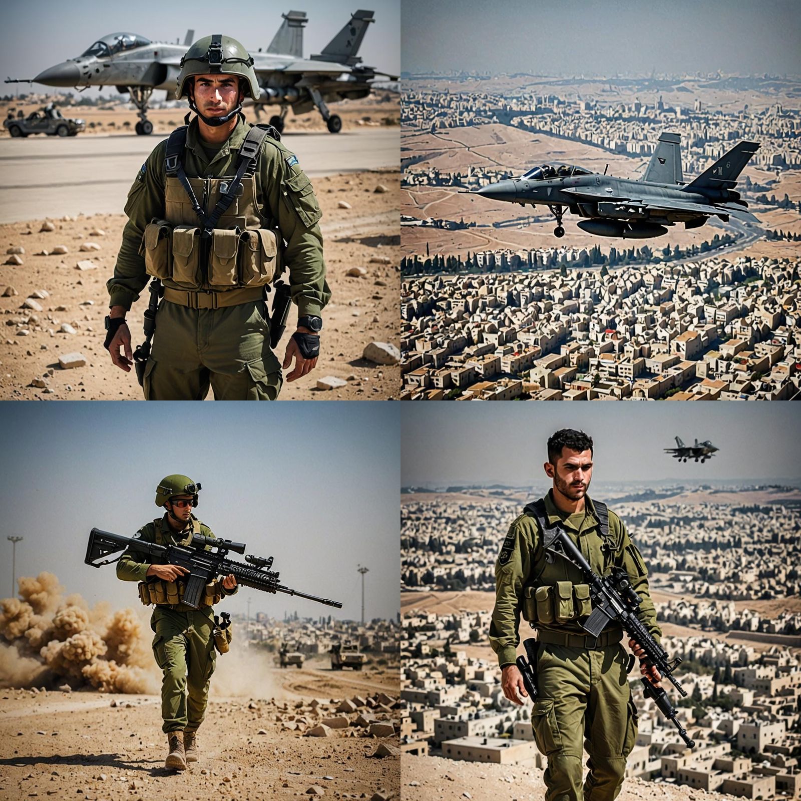 IDF Fighter in Action