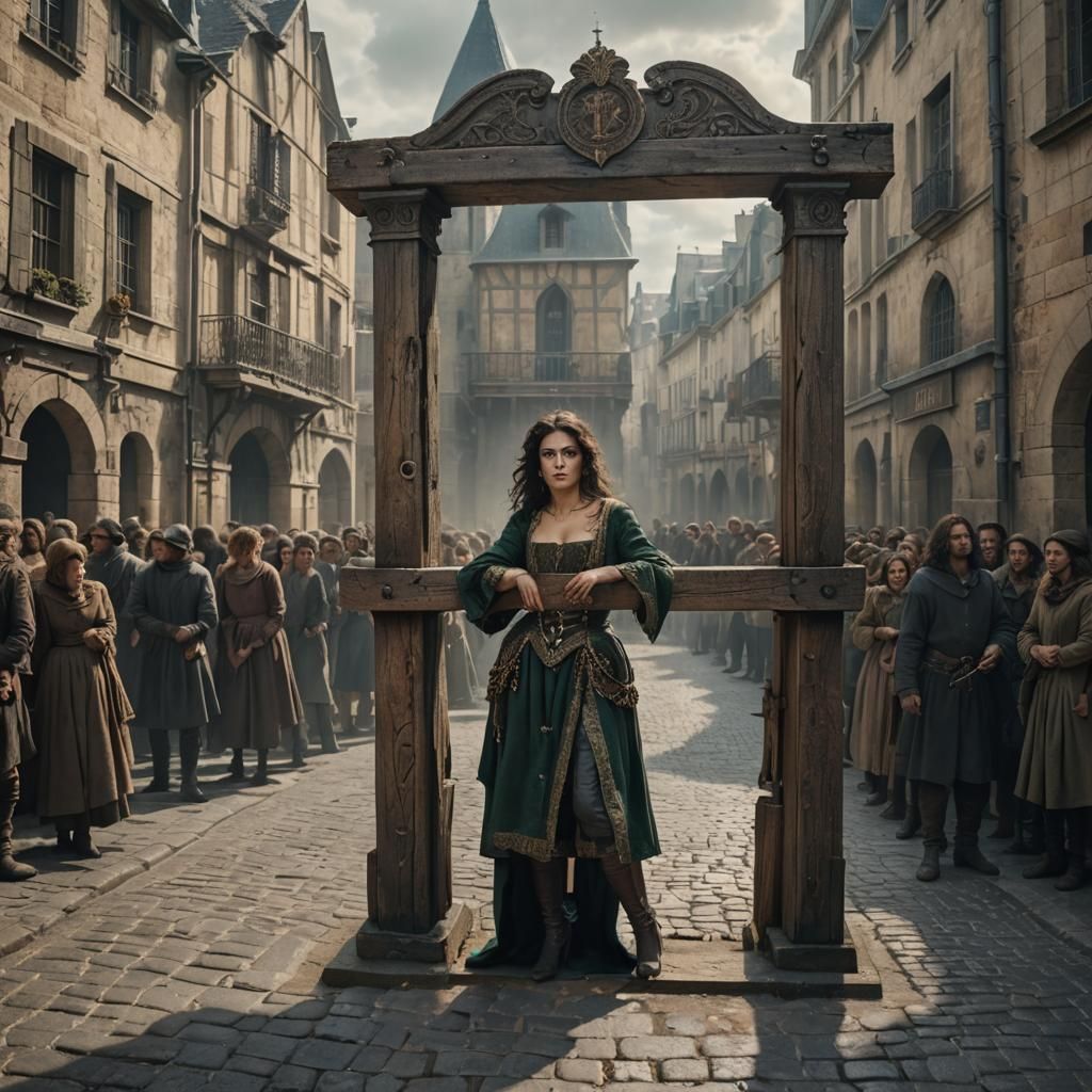 Esmeralda in the pillory