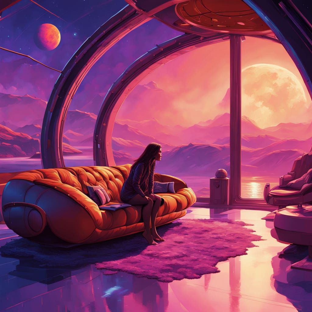 Cosmic Serenity in Glass Igloo Oasis