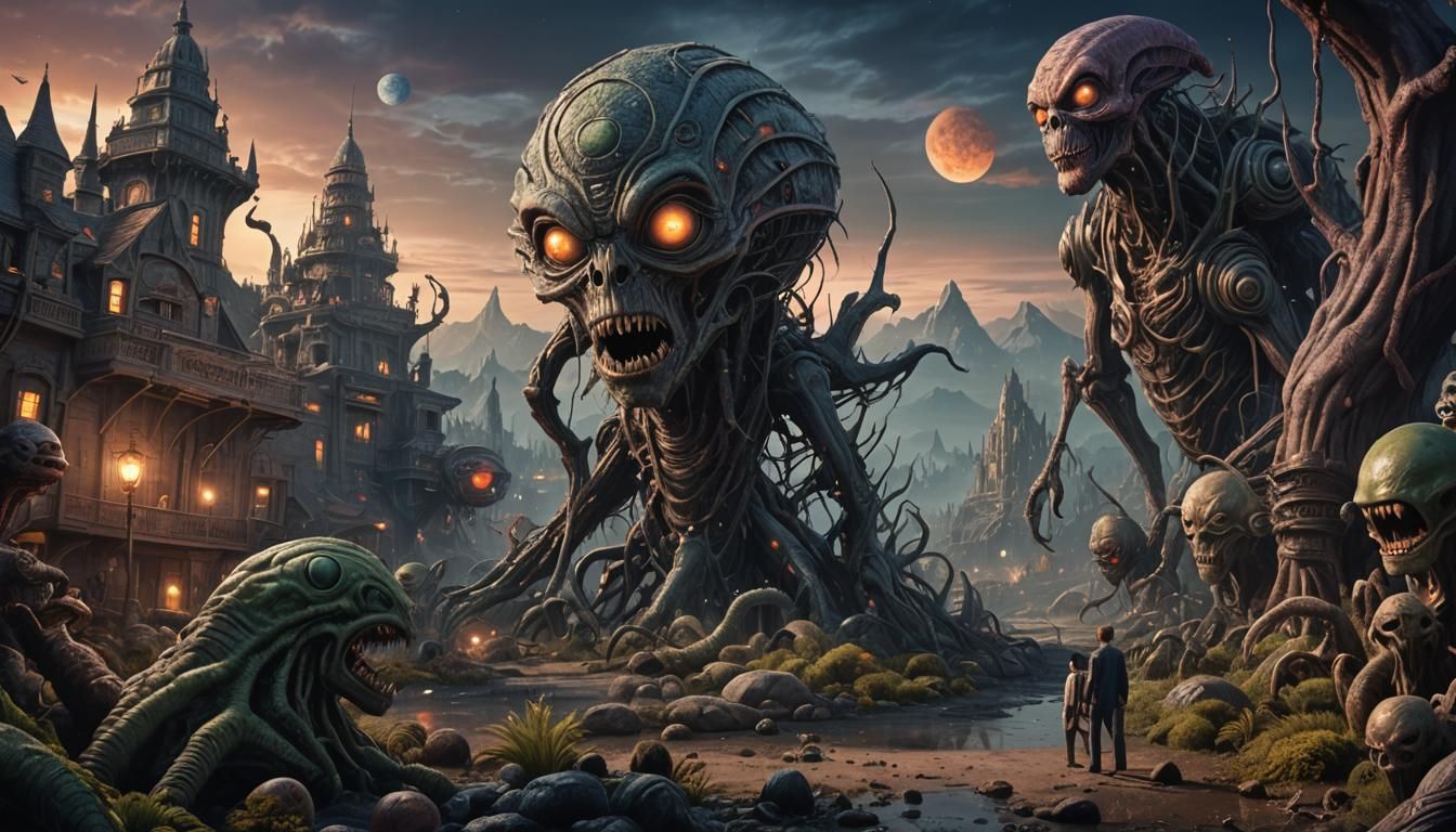 Alien Monsters in a Twilight Zone World