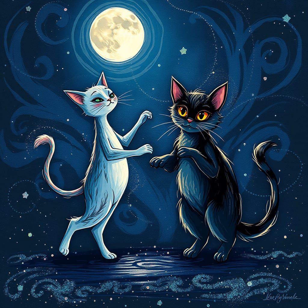 dancing cats