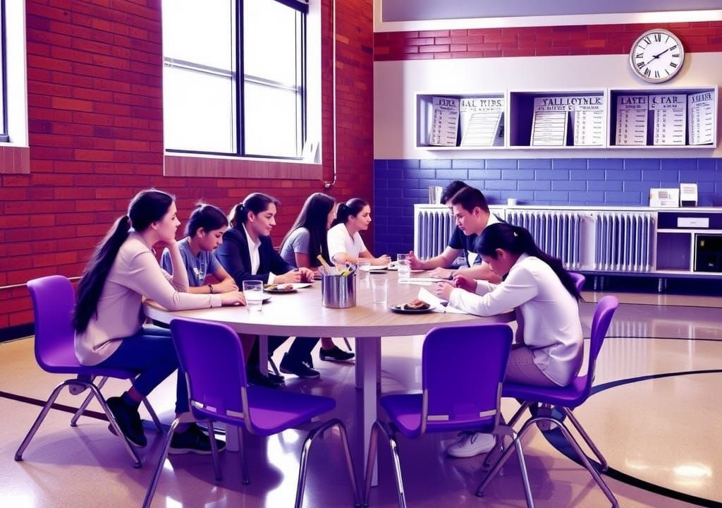 High School Building Photograph