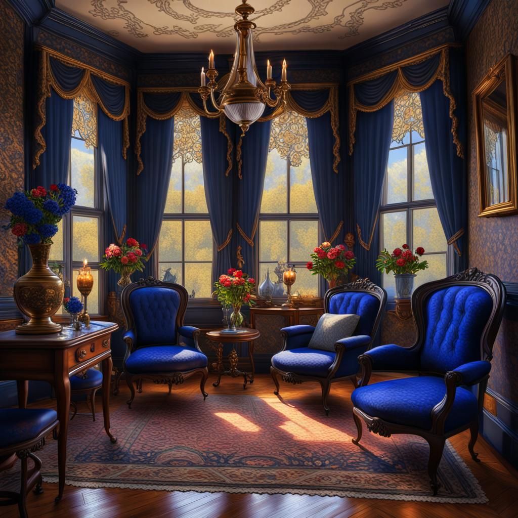 Victorian Parlour With Errors That Are Forgiveable... I Think