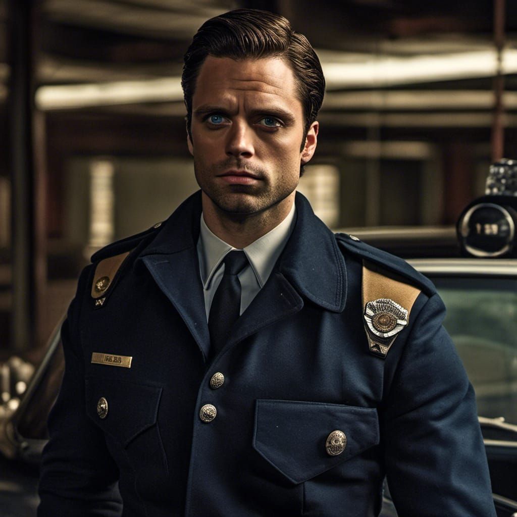 Hyperrealistic Photo of American Police Officer