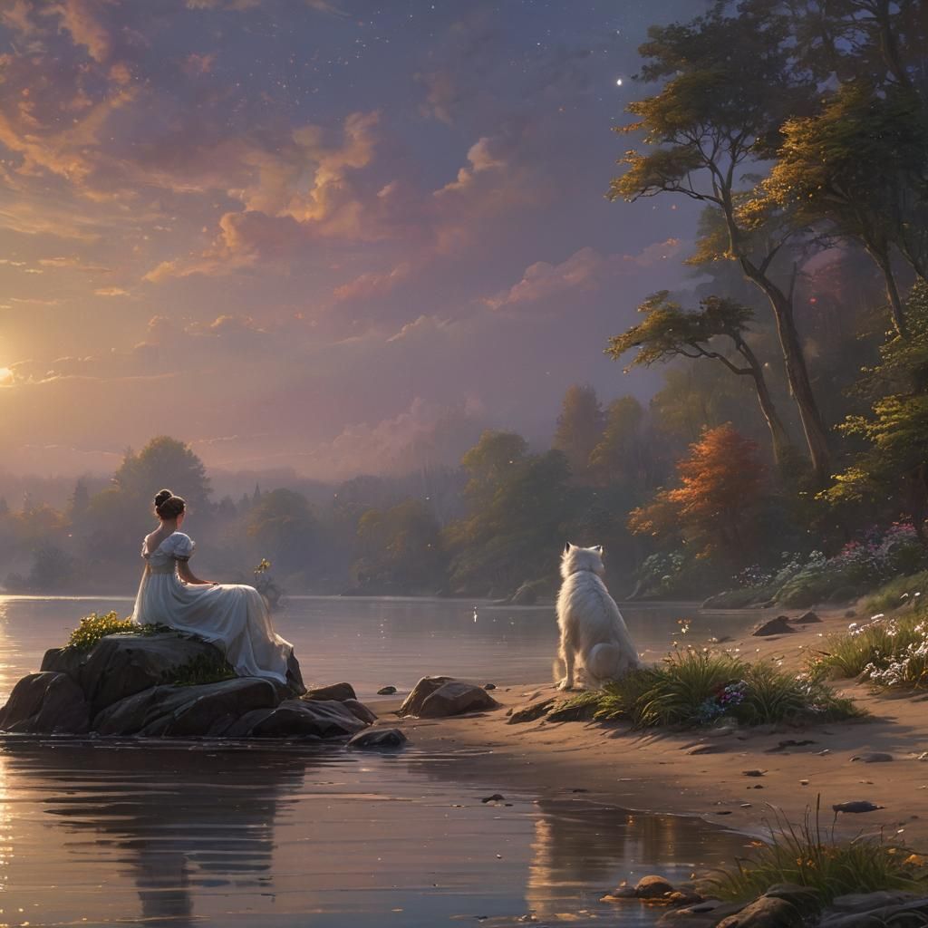 Princess Anne's Tranquil Refuge Amidst Enchanted Lake