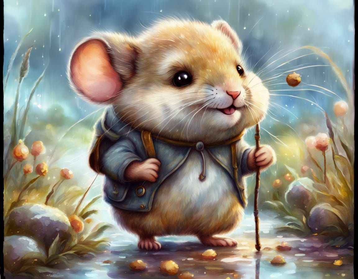 very sweet shy little mouse with a lovely smile