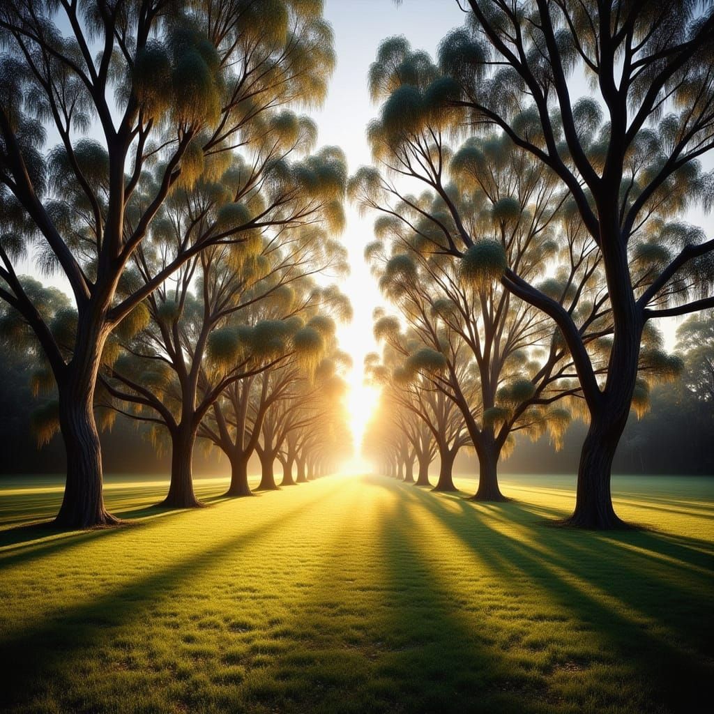 Glorious Twilight Avenue in Kings Park