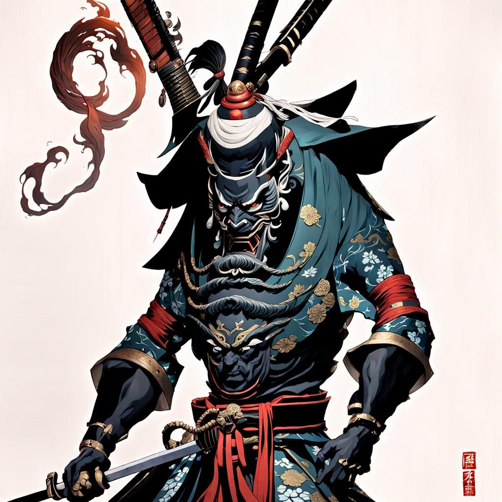 a Shikigami Spirit Samurai