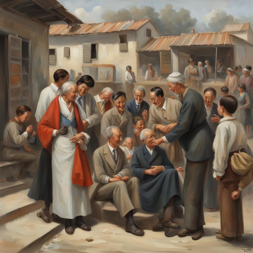 Appreciating Civilized Life in Artistic Style