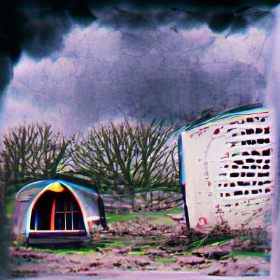 Abstract AI Rendering from a Single Word Prompt