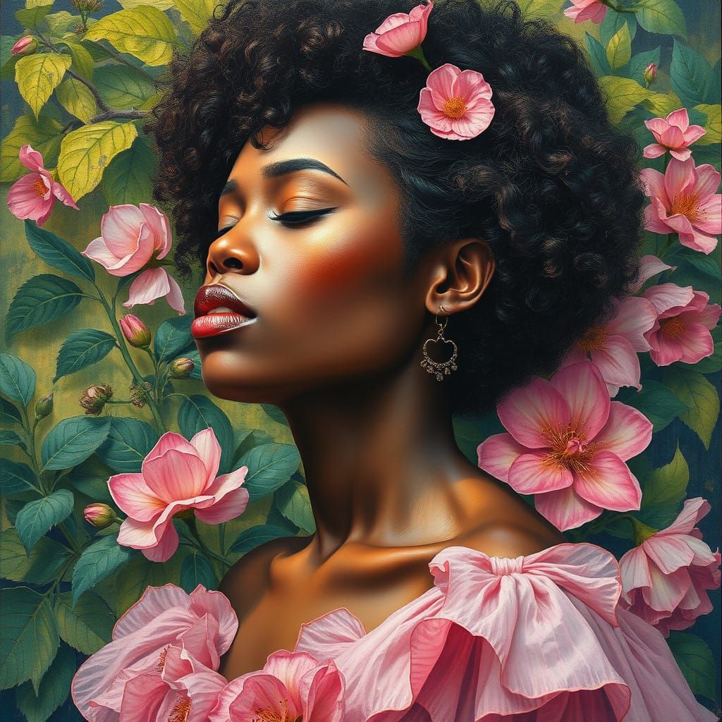 Ethereal Sensuality in Soft Pink Hues