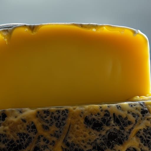 Hyperrealistic Cheese Mountain Meltdown