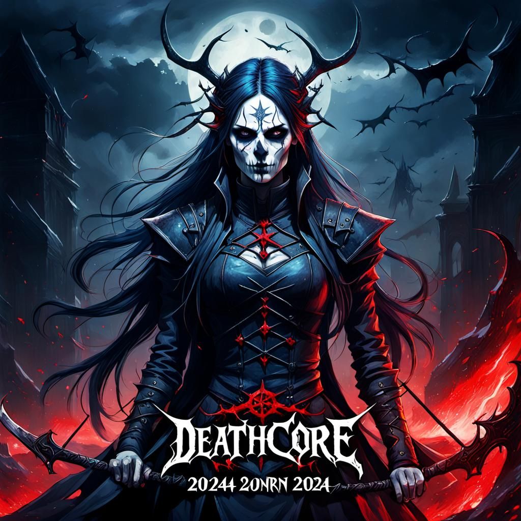 Gothic Horror Portrait of Elegant Archer