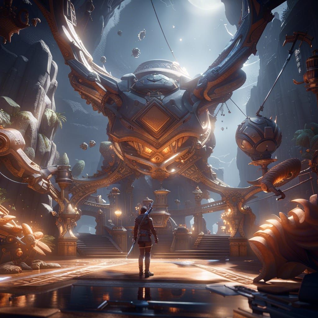 Playstation Allstars Character in 3D Game Style