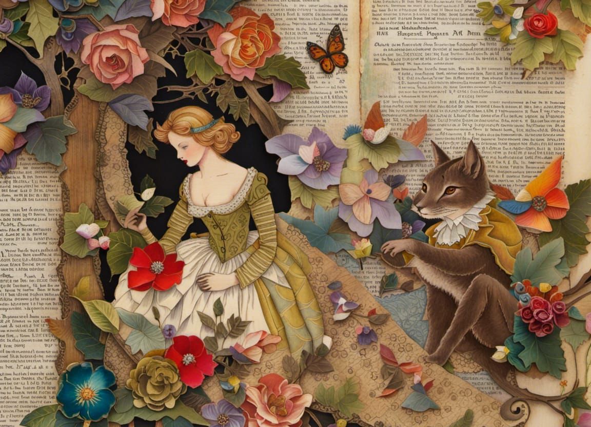 Goblin Market: Elaborate Mixed-Media Collage