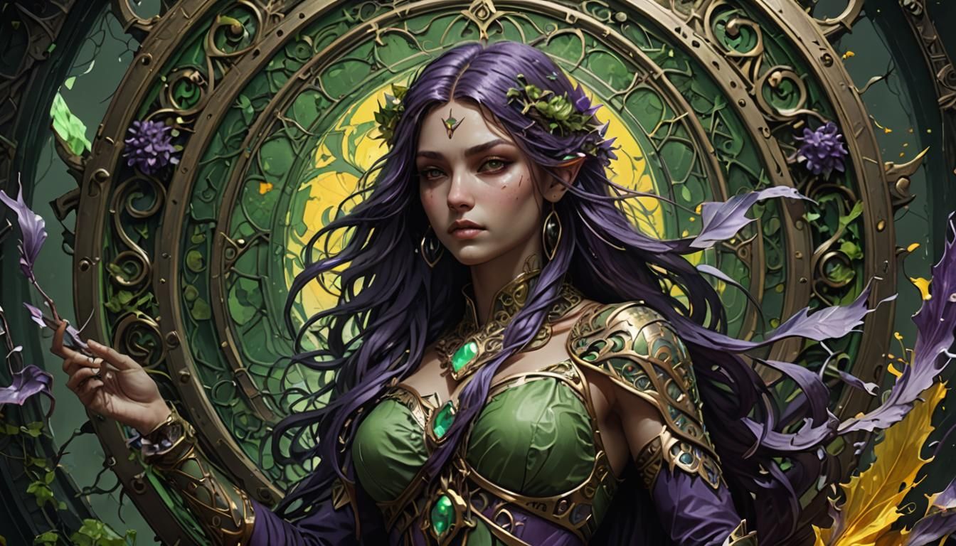 Five Percent Banner in Dark Fantasy Style