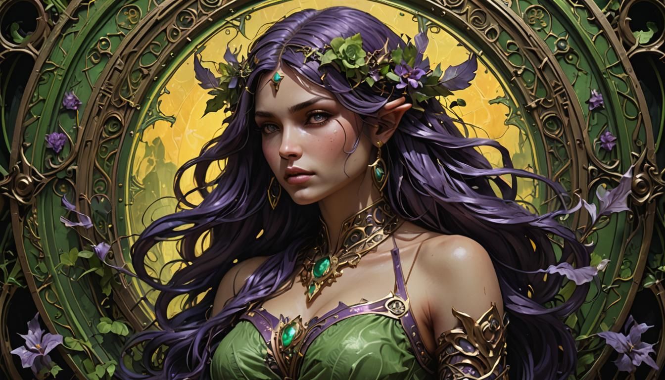 Five Percent Banner in Dark Fantasy Style