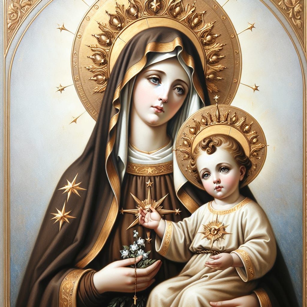 Our Lady of Mount Carmel with Baby Jesus