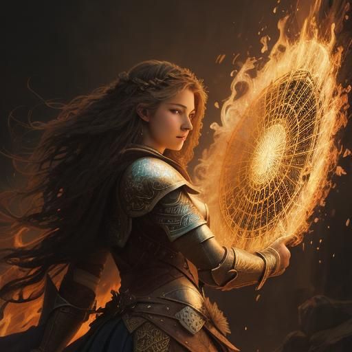 "I told her of the Knight, that wore Upon his Shield a burning Brand"