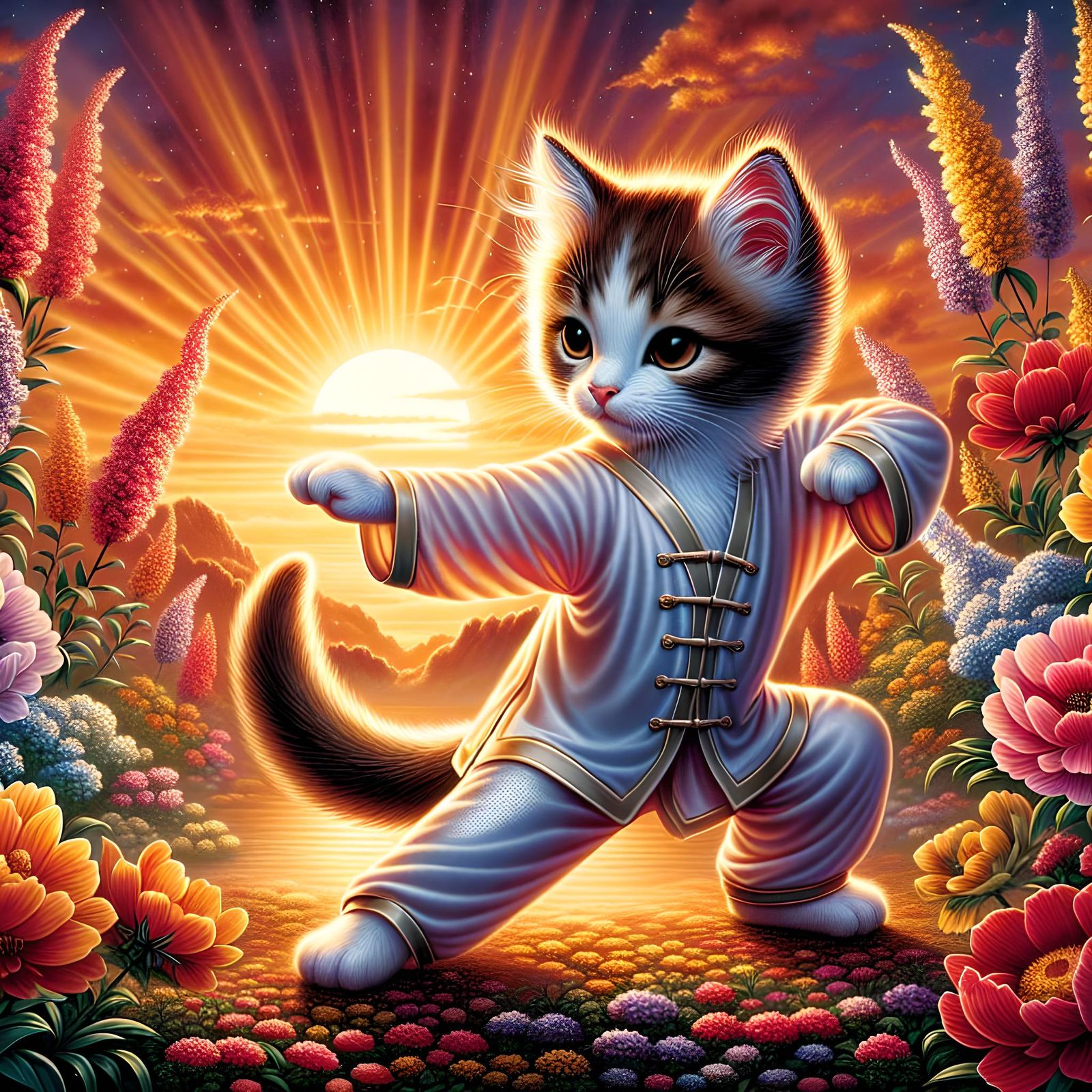 Tai Chi Kitteh - Furry Peace and Fuzzy Love in a Focused Hea...