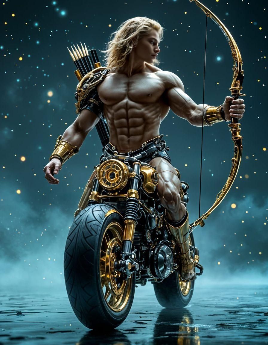 A CYBORG, SCI-FI, STEAMPUNK CENTAUR!