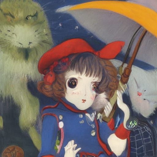 Kawaii Vampire and Cat Possession