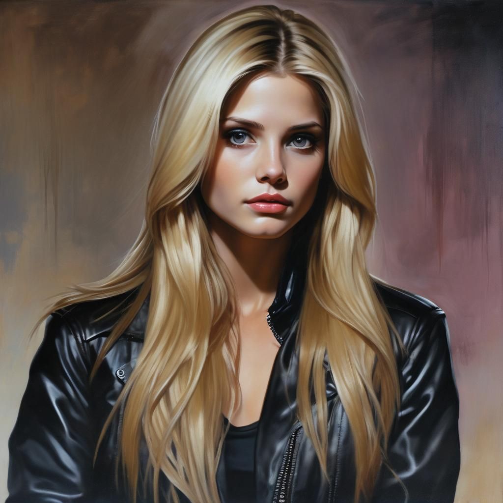 Buffy the vampire slayer - Portrait in Oil