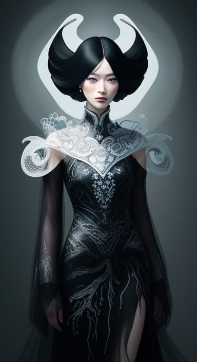 Whispering Ghosts in Retro Futuristic Dreamscape