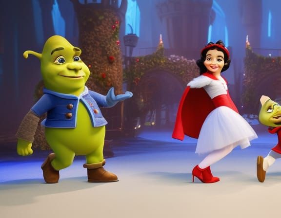 Fairytale Party with Dancing Cat and Princess