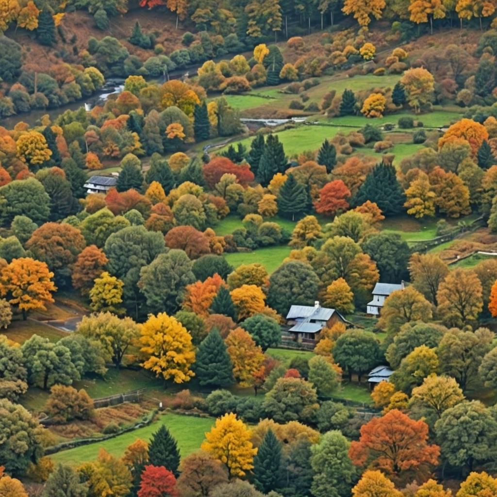 Vibrant Autumnal Landscape