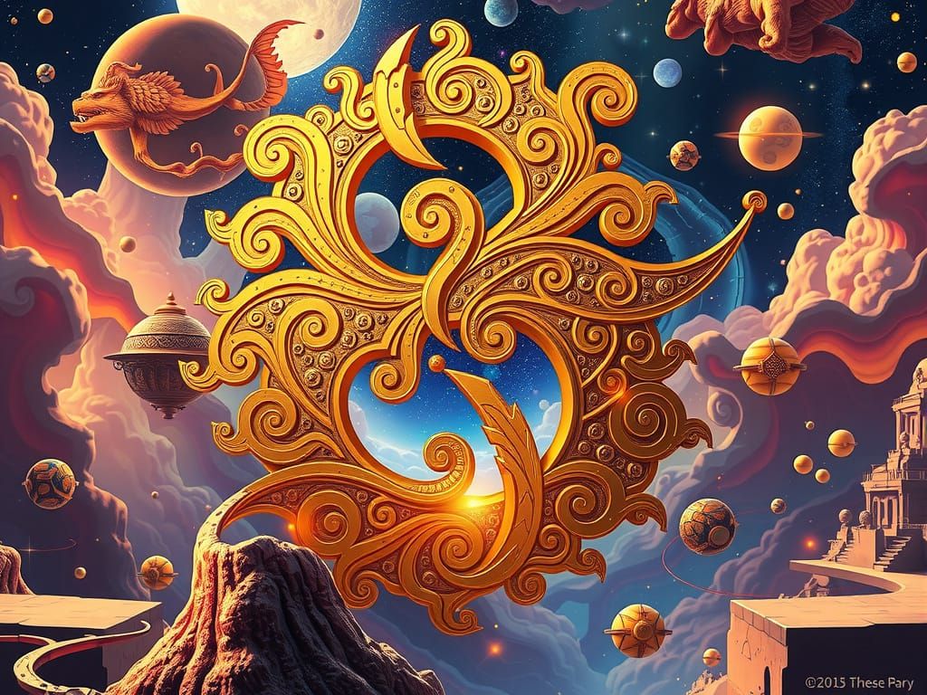 "the number 8," Buddhist mythology