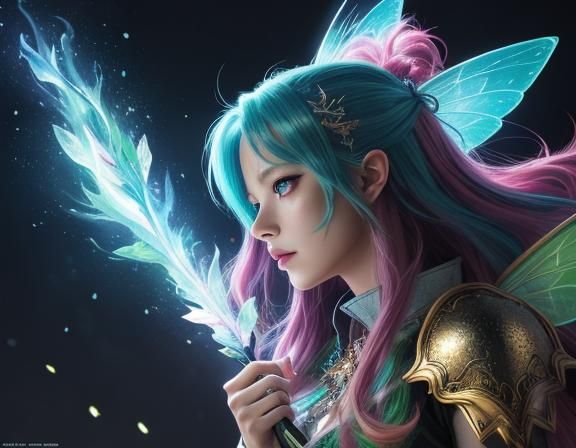 Fairy Queen Titania Digital Illustration
