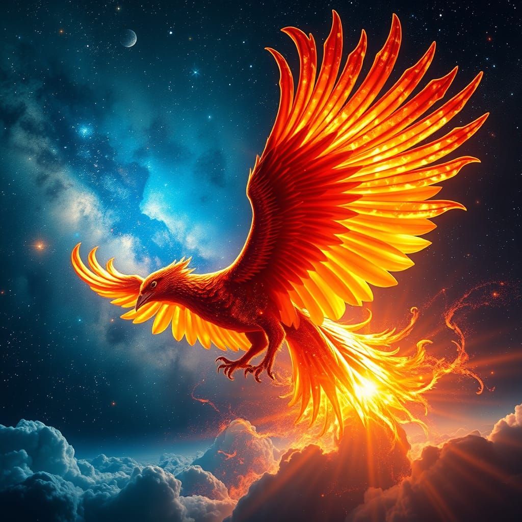 Cosmic Phoenix Rebirth in Starlight