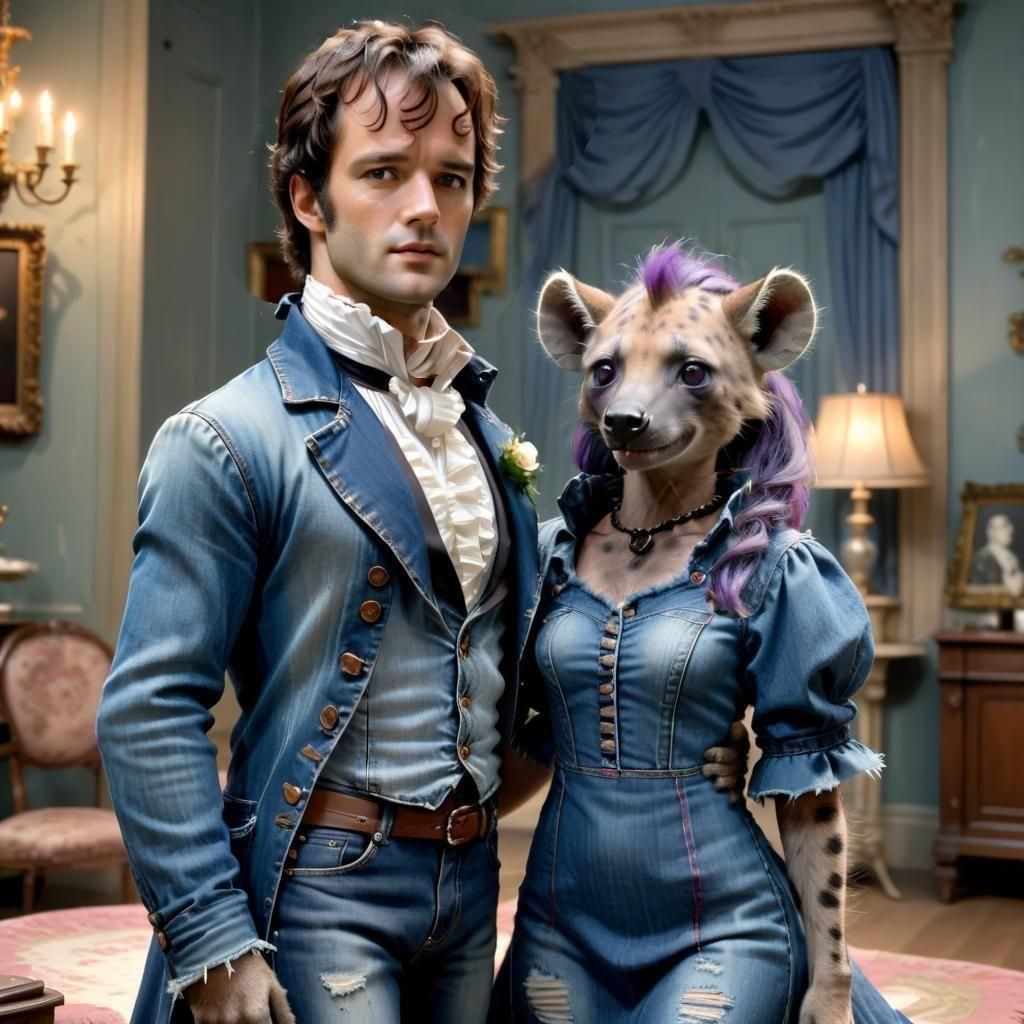 Pride and Prejudice: Elizabeth and Darcy in Denim