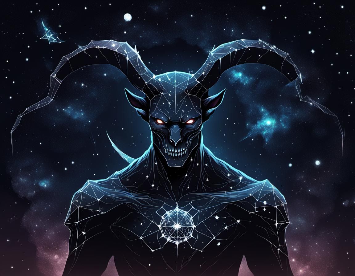 Demonic Constellation: Dark Celestial Art