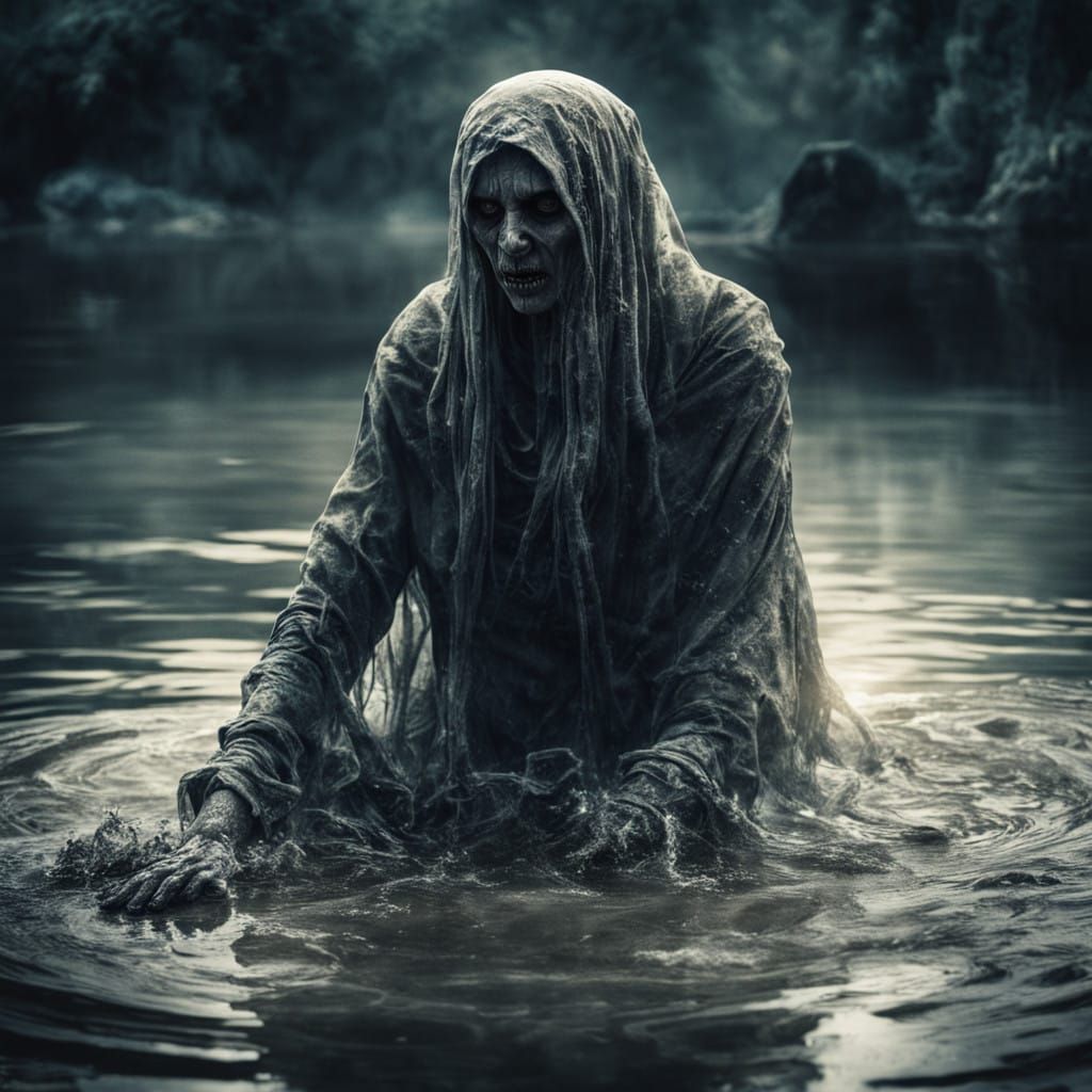 Toxic Water Ghoul in Cinematic Hyperrealism