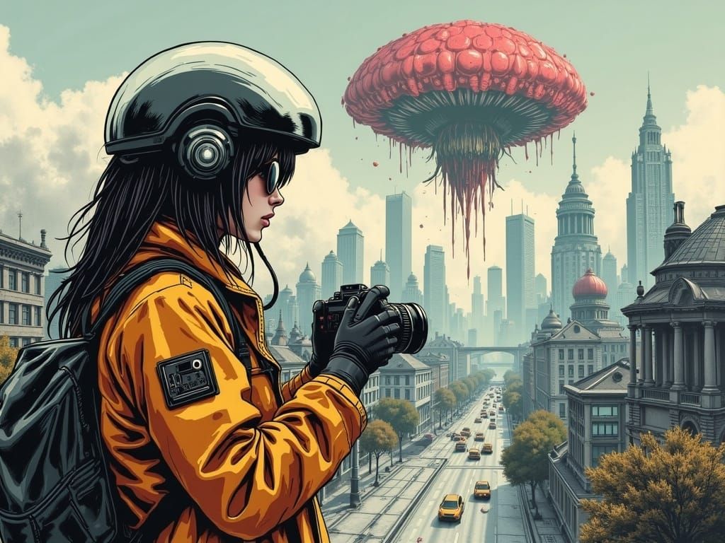 Alien Bloom in Ruins