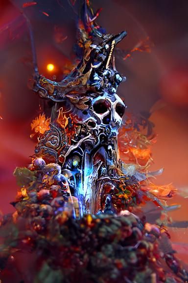 Cataclysm Mage Tower Ruins in Art Nouveau Rococo
