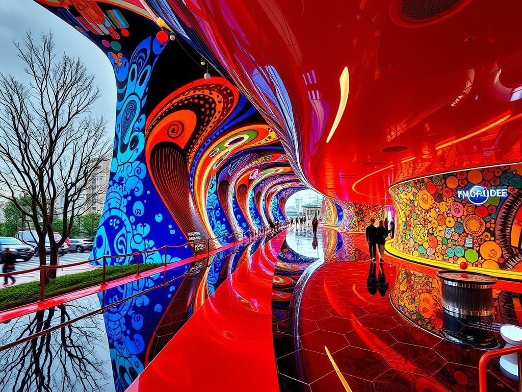 Abstract Shopping Mall