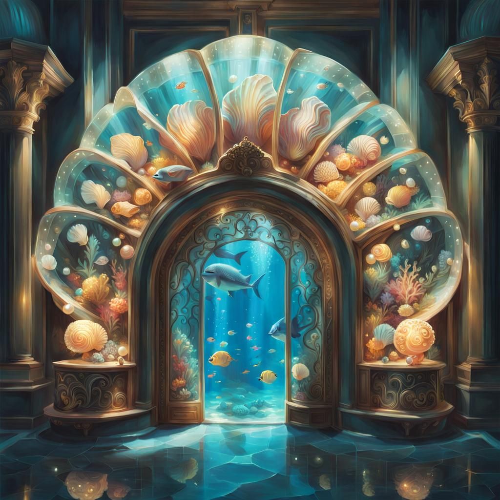 Underwater World Entrance in Disney Style