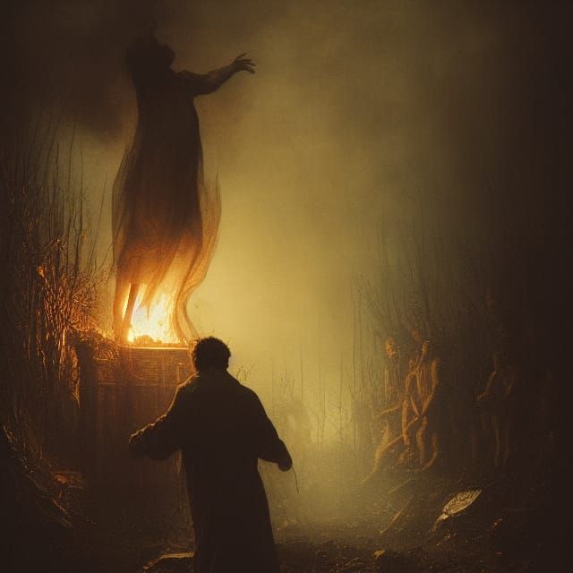 Infernal Torment: A Dramatic Photography of Burning Man