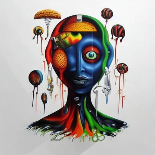 Surreal Matte Oil Painting