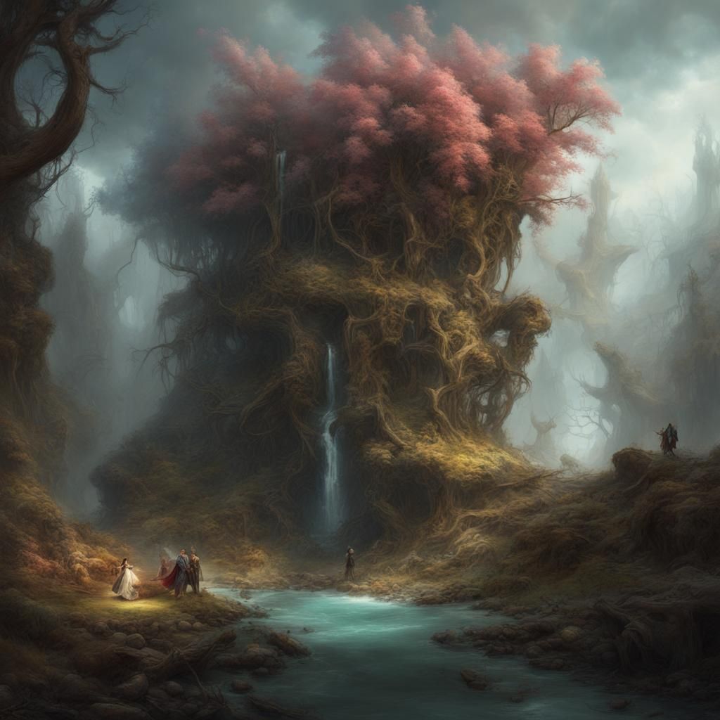 Hyperdetailed Celebration of Self-Love in Digital Illustrati...