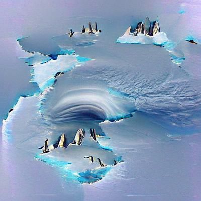 Frozen Expanse of Antarctica