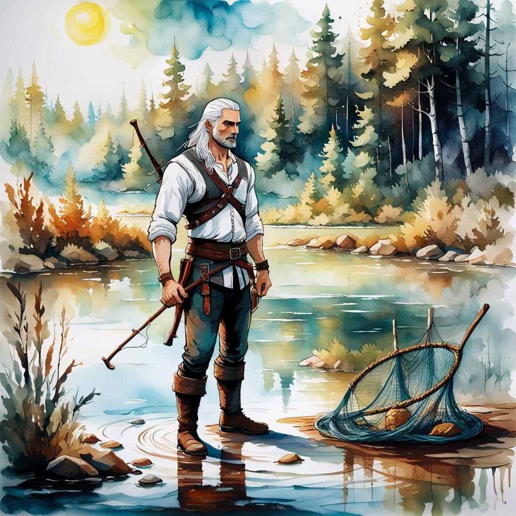 Geralt by fishing