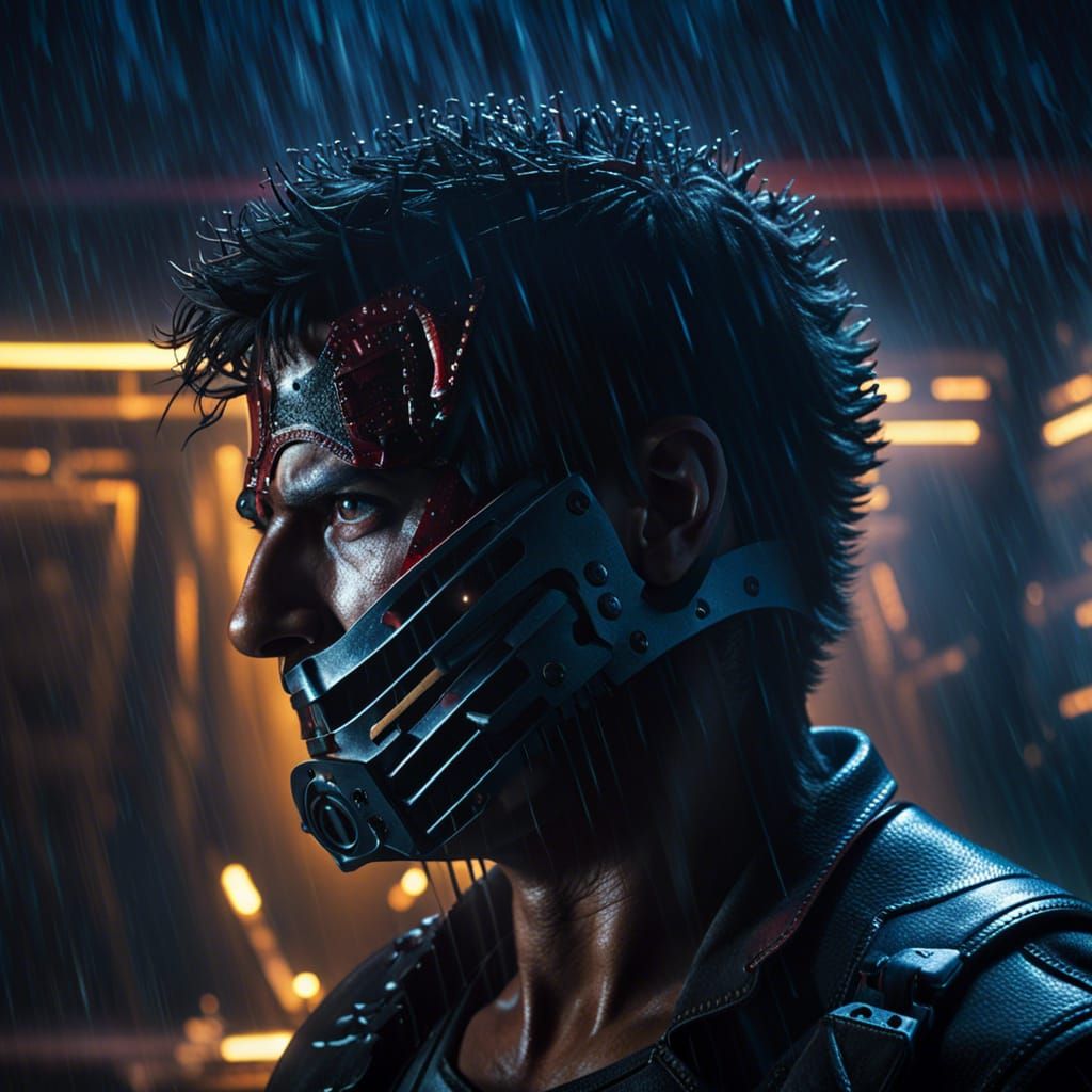 Photorealistic Saw Action Pose in the Style of Greg Rutkowsk...