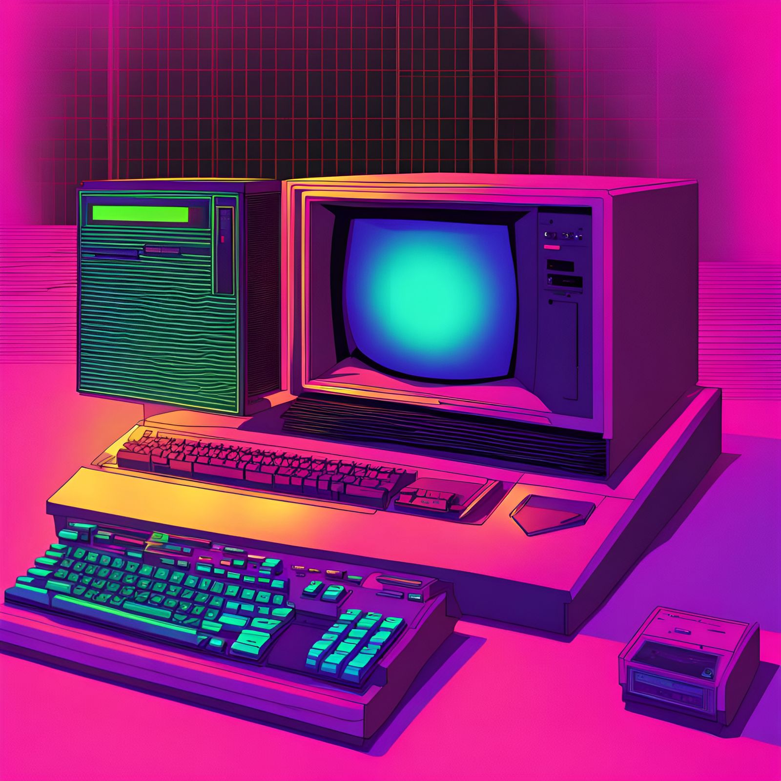 IBM 8088 computer (My first PC)