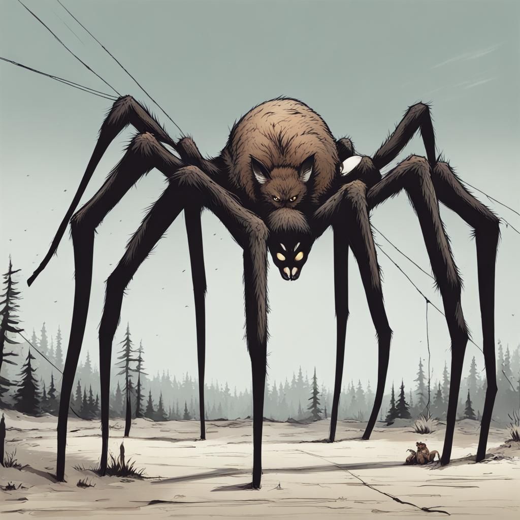 Wolf-Headed Spider: A Terrifying Hybrid