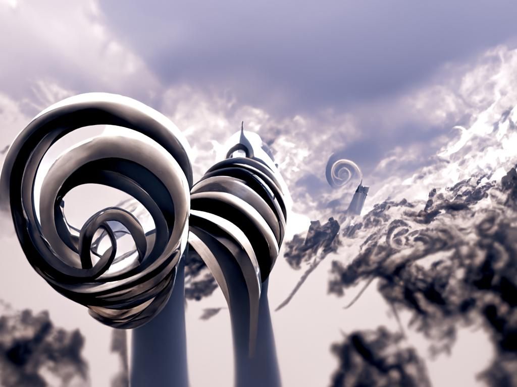 Winding Towers Concept Art in Unreal Engine